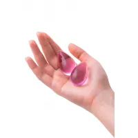 Фото Sexus Glass Вагинальные шарики Sexus Glass, стекло, розовые, Ø 2,7 см