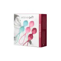 Фото Satisfyer, Германия Набор вагинальных шариков Satisfyer  Balls C03 Double, Силикон, Ассорти, Ø 3  см