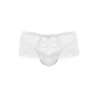 Фото Erolanta Lingerie Эротические трусики с имитацией шнуровки Erolanta Cheryl, белый (46-48)