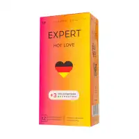 Фото  Презервативы EXPERT Hot Love, с разогревающим эффектом, 15 шт