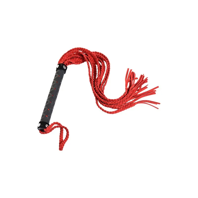 Фото Theatre by TOYFA Плеть TOYFA Theatre из замши красная ,45 см