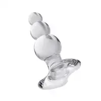 Фото Sexus Glass Анальная втулка Sexus Glass, стекло, прозрачная, 10,5 см, Ø 3,5 см