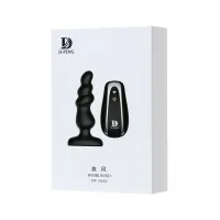 Фото D-Peng, Китай Анальная втулка Whirlwind D-PENG, силикон, черный, 12,2 см