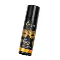 Изображение Orgie, Португалия Съедобный гель с эффектом вибрации Orgie DUAL VIBE!, со вкусом коктейля секс на пляже, 15 мл