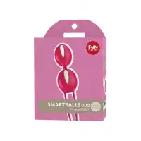 Фото Fun Factory, Германия Вагинальные шарики Fun Factory SMARTBALLS DUO, силикон, красные, 17 см
