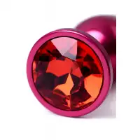 Metal by TOYFA Анальный страз, TOYFA Metal, красный, с кристаллом цвета рубин, 7,2 см, Ø2,8 см, 50 г — купить в Минске Изображение Metal by TOYFA Анальный страз, TOYFA Metal, красный, с кристаллом цвета рубин, 7,2 см, Ø2,8 см, 50 г