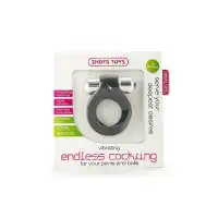 Изображение Shotsmedia, Голландия Эрекционное виброкольцо Vibrating  Endless Cocking черное