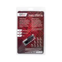 Изображение  Страпон на креплении Black&Red by TOYFA, силикон, черный, 24 см