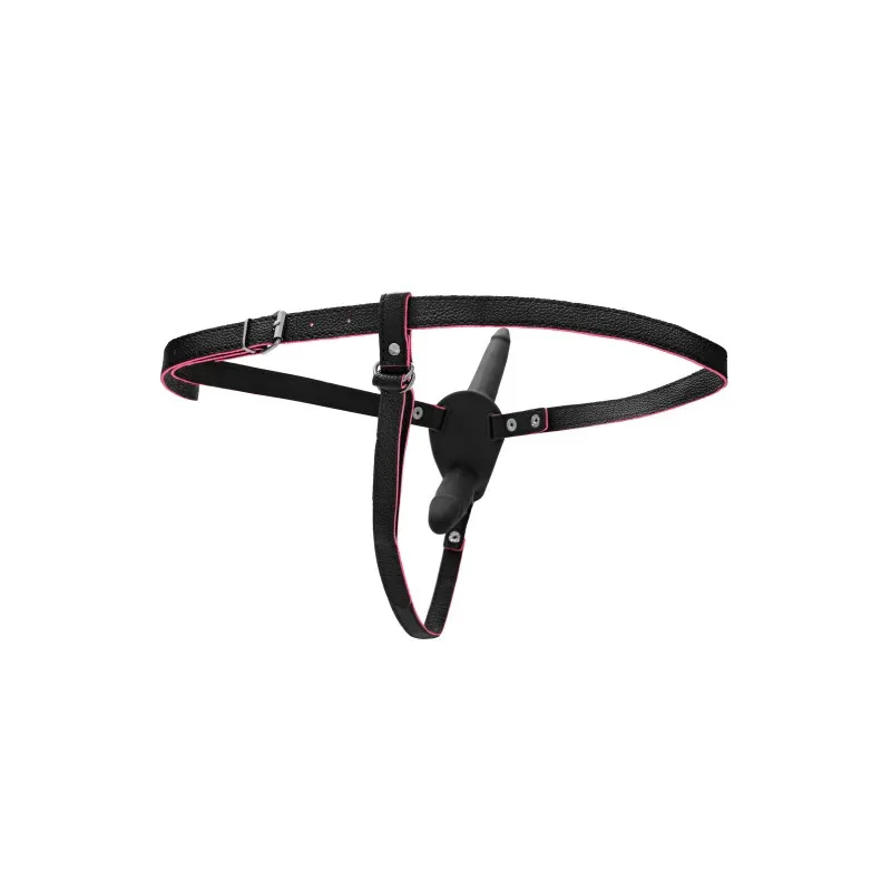 Изображение  Страпон на креплении Black&Red by TOYFA, силикон, черный, 24 см