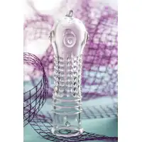 Изображение A-toys by TOYFA Насадка на пенис A-Toys by TOYFA Dond, TPR, прозрачный, 14,7 см