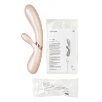 Фото Satisfyer, Германия Вибратор Satisfyer Hot Lover Connect App с клиторальным стимулятором, золотистый, 20,4 см