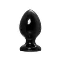 Изображение  Анальная втулка POPO Pleasure by TOYFA Cetus α, PVC, черная, 11,5 см, Ø 6,2 см