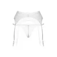 Изображение SoftLine Collection, Польша Пояс для чулок и стринги SoftLine Collection кружевные, белый, M/L