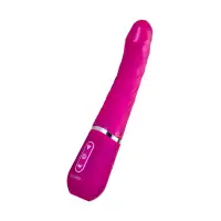 Фото  Нереалистичный вибратор Ailighter Smart Telescopic lover, TPE, розовый, 27,1 см.