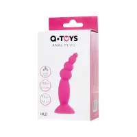 Изображение A-toys by TOYFA Анальная втулка A-Toys by TOYFA Hild, силикон, розовый, 11 см