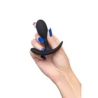 Изображение A-toys by TOYFA Анальная втулка A-Toys by TOYFA Tord S, силикон, черный, 8,5 см