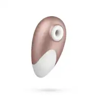 Фото Satisfyer, Германия Вакуум-волновой бесконтактный стимулятор клитора Satisfyer Pro Deluxe NG, силикон, розовый, 11 см.