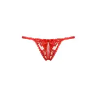 Фото SoftLine Collection, Польша Стринги с бантом открытые SoftLine Collection, красный, S/L