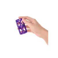 Фото A-toys by TOYFA Насадка на пенис A-Toys by TOYFA Myri, силикон, фиолетовый, 7,5 см