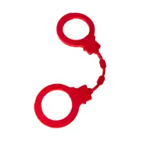 Изображение Штучки-дрючки, Россия Наручники Штучки-дрючки, силикон, красные, 33 см