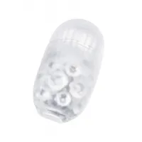 Изображение MensMax Мастурбатор нереалистичный MENS MAX CAPSULE 07 COSMOS TPE, белый, 8 см (В ЗИПЛОКЕ)