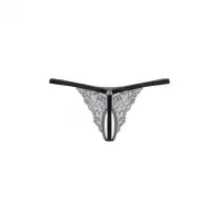 Изображение SoftLine Collection, Польша Стринги кружевные открытые SoftLine Collection, черный, S/L