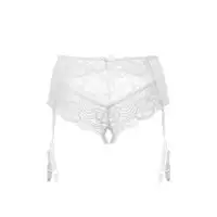 Изображение Erolanta Lingerie Эротические трусики-пояс Erolanta Sheila, белый (50-52)