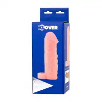 Фото XLover by TOYFA Насадка XLover by TOYFA Increase+ для увеличения размера, с кольцом, TPR, телесный, 17 см