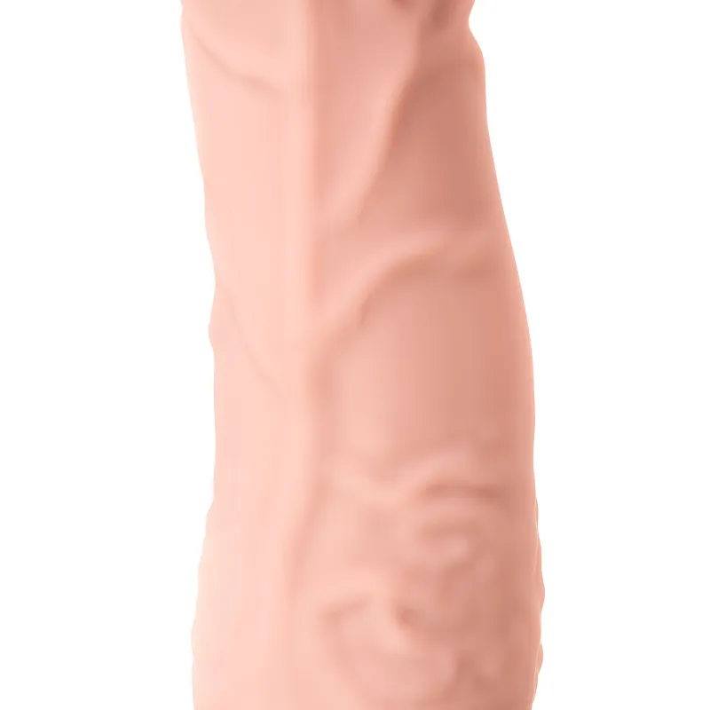 Изображение A-toys by TOYFA Реалистичный вибратор A-Toys by TOYFA Akin, силикон, телесный, 20,2 см