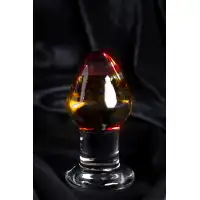 Изображение Sexus Glass Анальная втулка Sexus Glass, стекло, прозрачная, 9 см, Ø 4 см