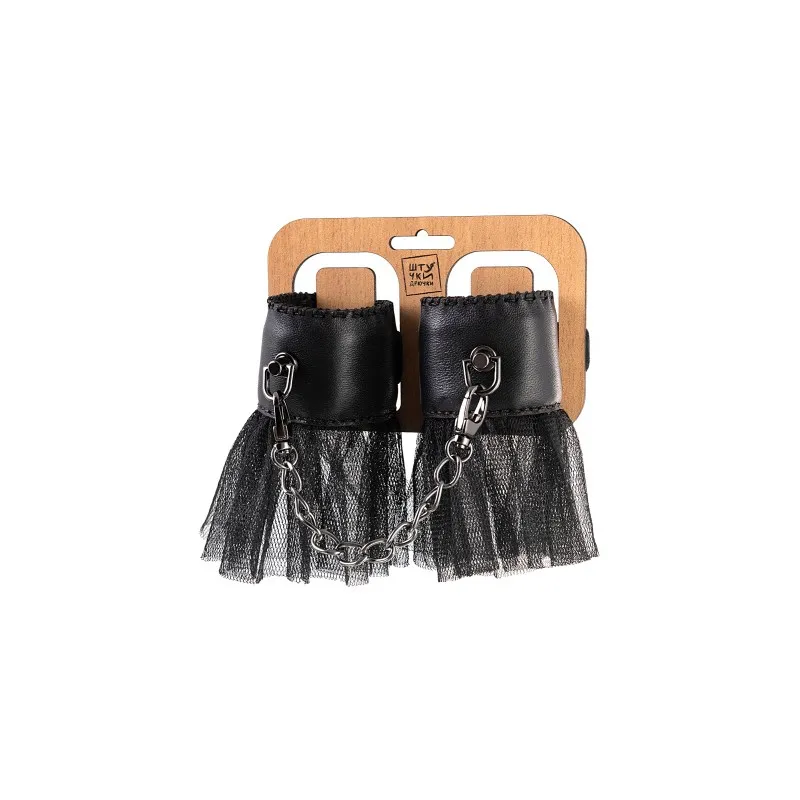 Изображение Штучки-дрючки, Россия Наручники Штучки-дрючки с сеткой, черные