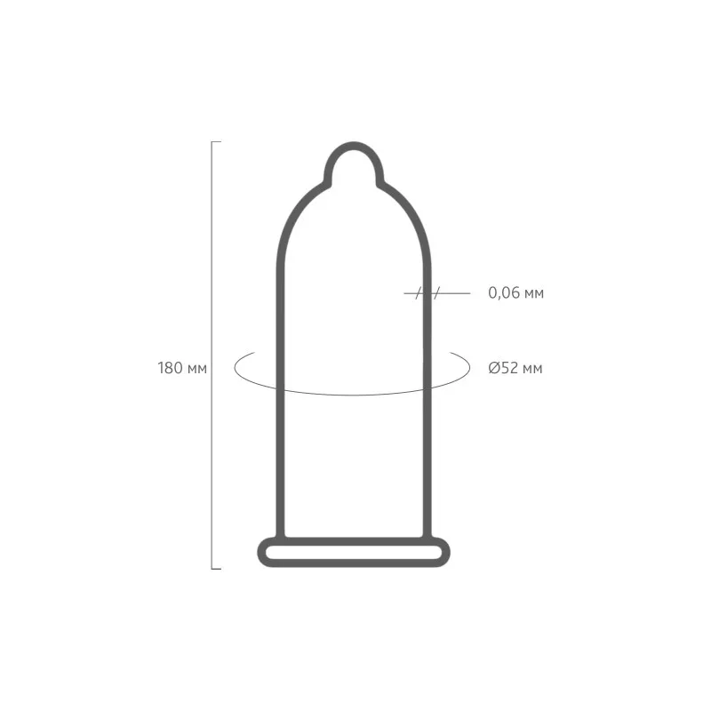 Изображение Luxe Презервативы Luxe, royal, extreme, 18 см, 5,2 см, 3 шт.