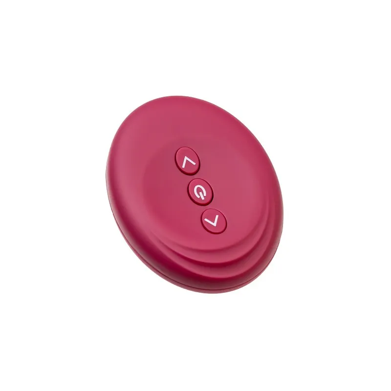 Изображение Leroina Многофункциональный вибратор LEroina Caberna, силикон, бордовый, 20 см