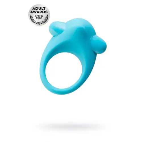 Фото A-toys by TOYFA Эрекционное кольцо на пенис TOYFA A-Toys, силикон, голубой, Ø 5,4 см