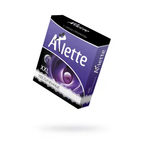 Изображение Arlette, Россия Презервативы Arlette, XXL, латекс, увеличенные, 20 см, 5,6 см, 3 шт.