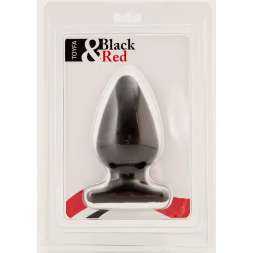 Изображение Black & Red by TOYFA Втулка анальная 12 см черная