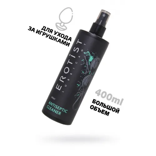 Изображение Erotist Lubricant Антибактериальное средство Erotist Toy Cleaner, для обработки игрушек, 400 мл