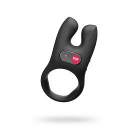 Кольцо эрекционное с вибрацией Fun  Factory  NOS чёрный,силикон