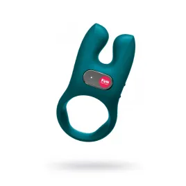 Кольцо эрекционное с вибрацией Fun  Factory  NOS зелёный,силикон