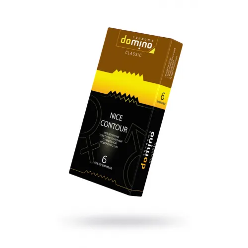 Фото Luxe Презервативы Domino, classic, nice contour, 18 см, 5,2 см, 6 шт.