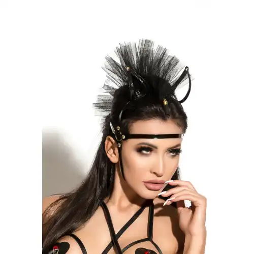 Изображение Me Seduce, Польша Маска с ушками Me Seduce Queen of hearts Allure, черная, OS