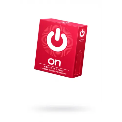 Фото On Презервативы ON) Super Thin №3 - супер тонкие (ширина 54mm)