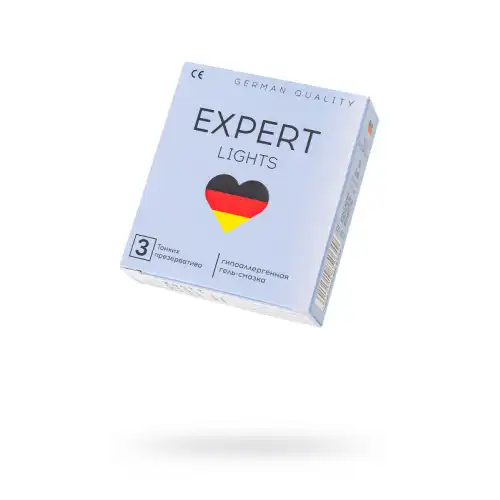 Фото  Презервативы EXPERT Lights Germany 3 шт. (ультратонкие)