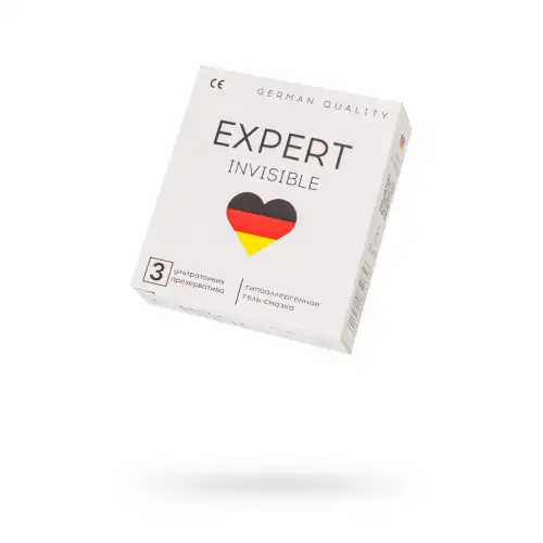 Презервативы EXPERT Invisible Germany 3 шт. (ультратонкие) — купить в Минске Изображение Презервативы EXPERT Invisible Germany 3 шт. (ультратонкие)
