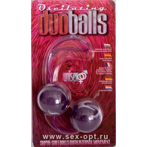 Фото Seven Creations Вагинальные шарики Dream Toys, супермягкие, фиолетовые, Ø3,5 см