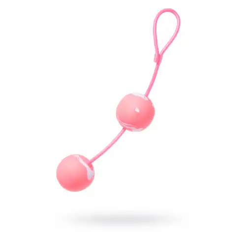 Фото Seven Creations Вагинальные шарики Dream Toys, супермягкие, розовые, Ø3,5 см