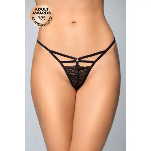 Фото SoftLine Collection, Польша Стринги Softline Collection, черный, S/L