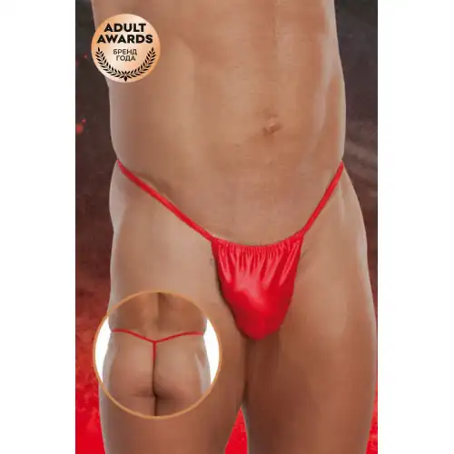 Изображение SoftLine Collection, Польша Стринги мужские SoftLine Collection, красный, S/L