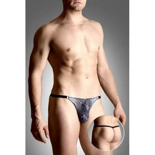 Изображение SoftLine Collection, Польша Стринги мужские Змея SoftLine Collection, серый, S/L