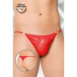 Стринги мужские wetlook SoftLine Collection, красный, S/L